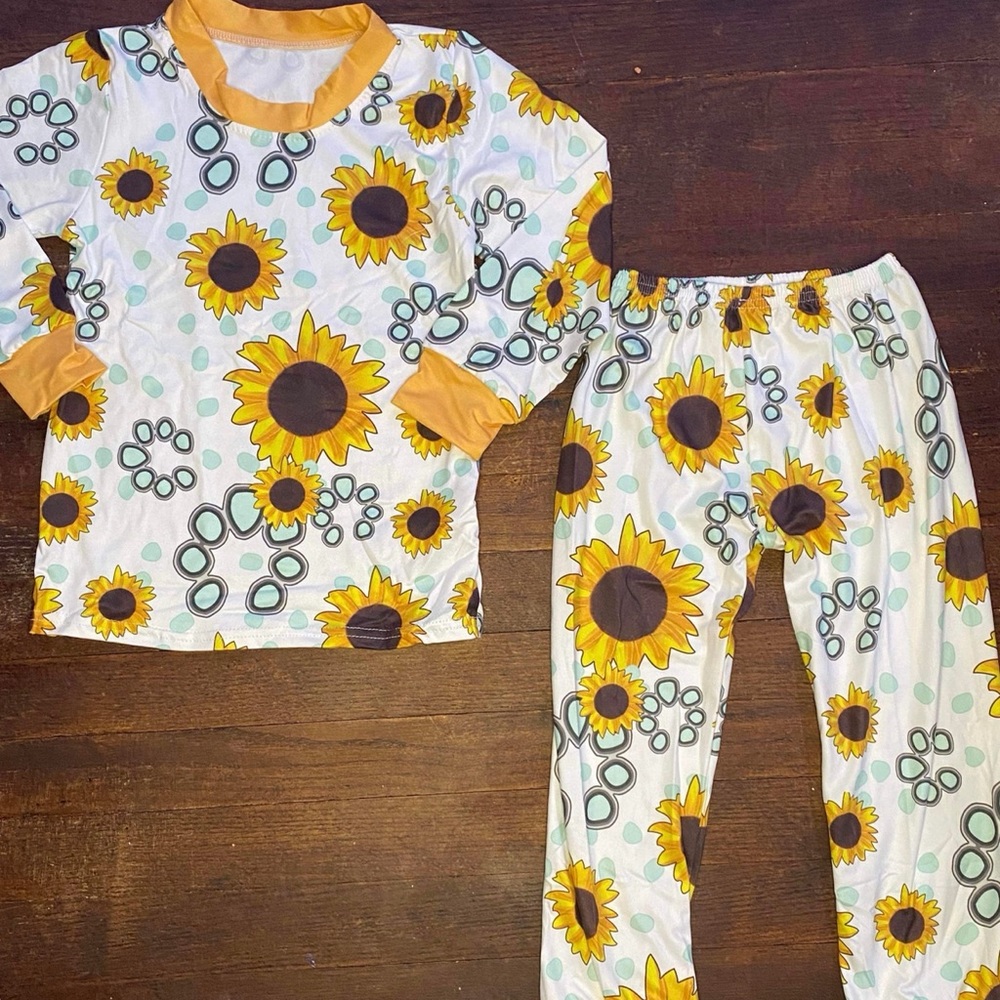 Sunflower pajama set